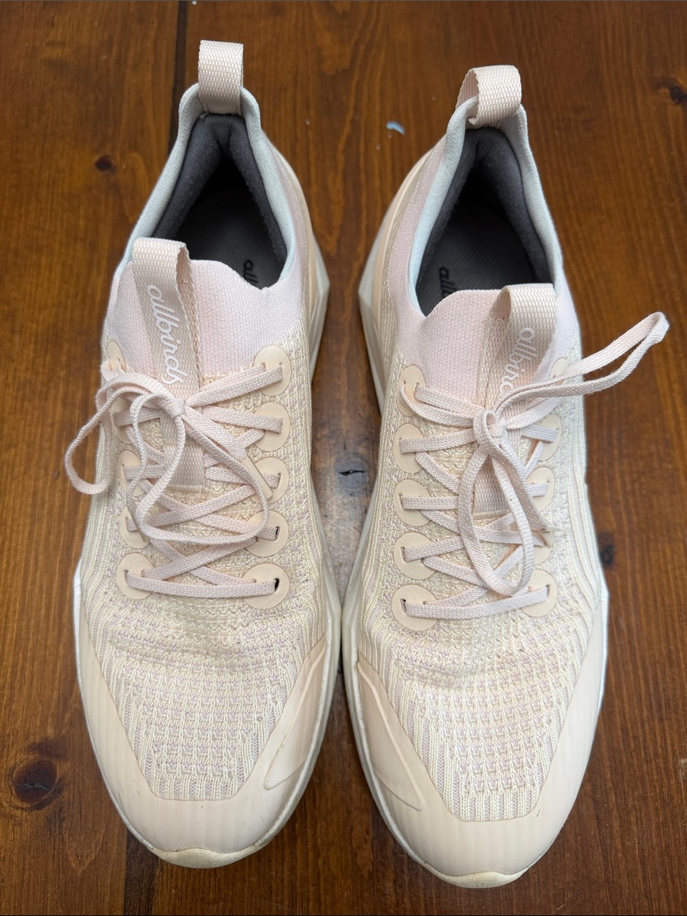 allbirds Men's Athletic Shoes in Light Pink/Cream